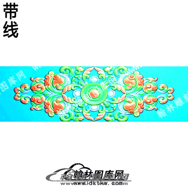 藏式长形洋花精雕图(ZSYH-02-11).jpg