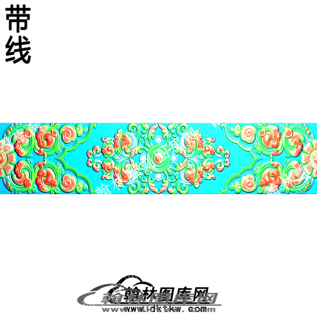 藏式家具 长短床花带线精雕图(ZSJJ-10-16).jpg