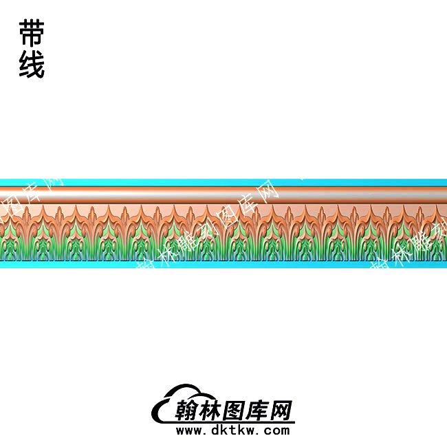 藏式家具 长条藏花牙板带线精雕图(ZSJJ-10-19).jpg