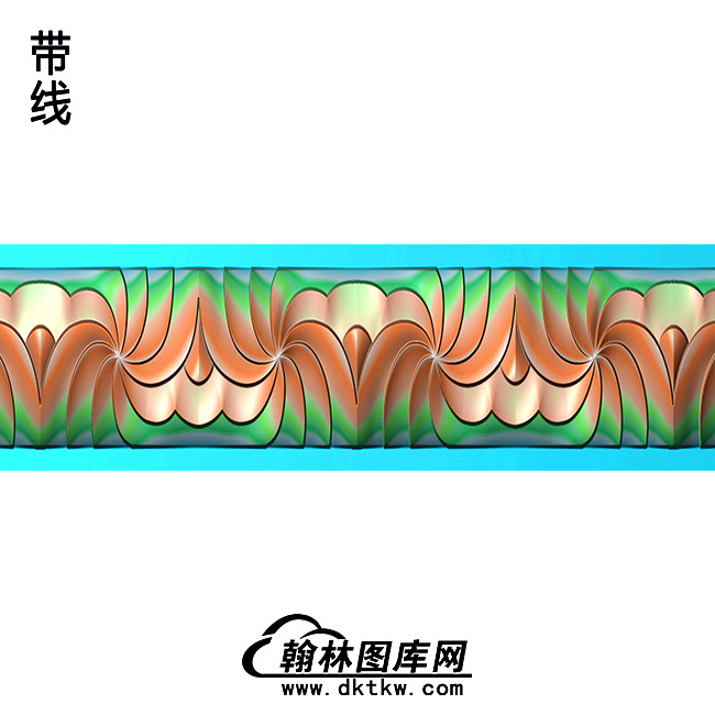 藏式家具波浪纹理牙板围板精雕图(ZSJJ-10-21).jpg