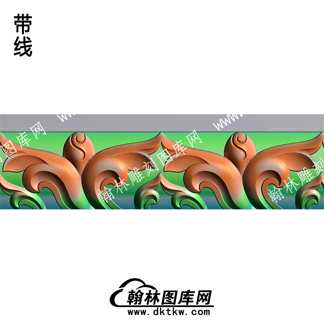 藏式家具牙板围板带线精雕图(ZSJJ-10-31).jpg