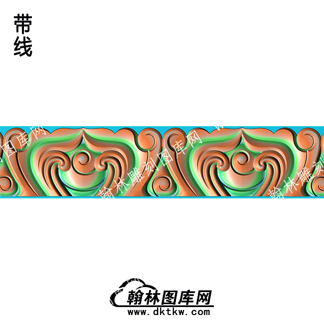 藏式家具元宝牙板围板精雕图(ZSJJ-10-35).jpg