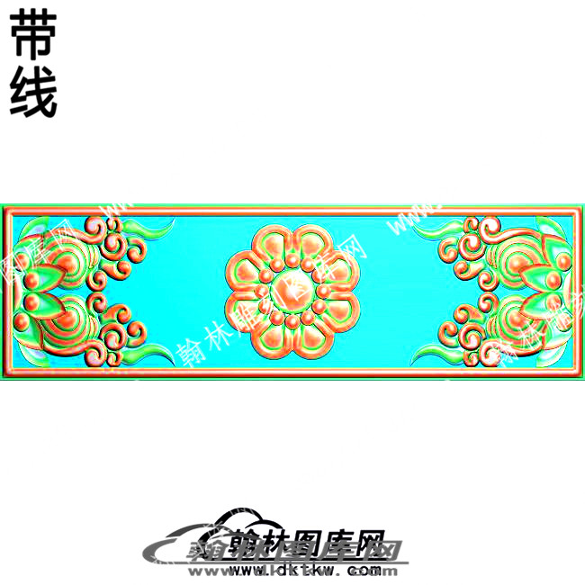 藏洋花圆形围板牙板带线精雕图(ZSJJ-10-44).jpg