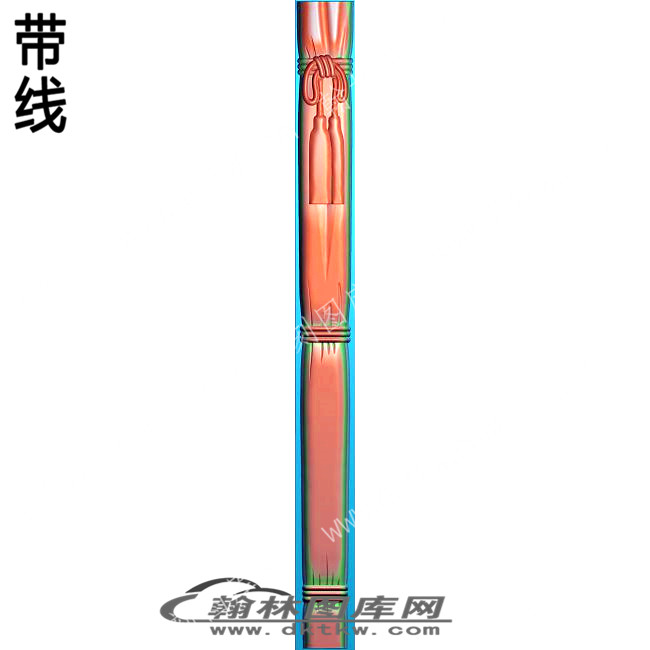 工艺品游戏武器宝剑渊虹剑鞘带线精雕图(DJF-390).jpg