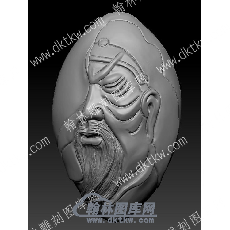 立体关公圆雕图（YDGG-007）.JPG