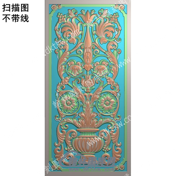 欧式方形洋花精雕图（OSYH-273）.jpg