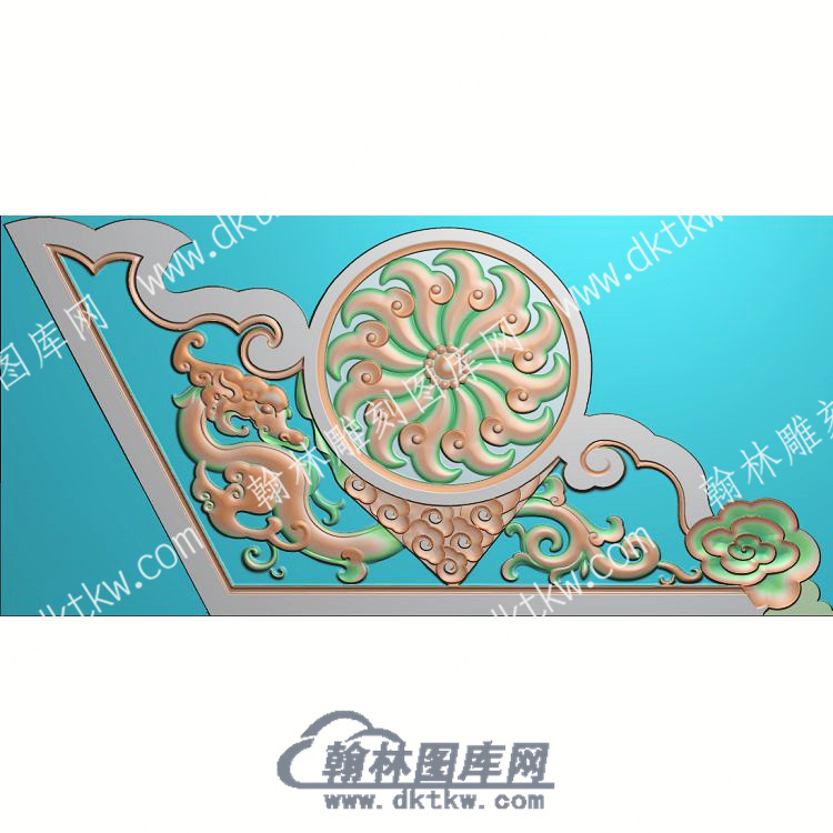 墓碑抱鼓龙精雕图（MBBG-1163).jpg