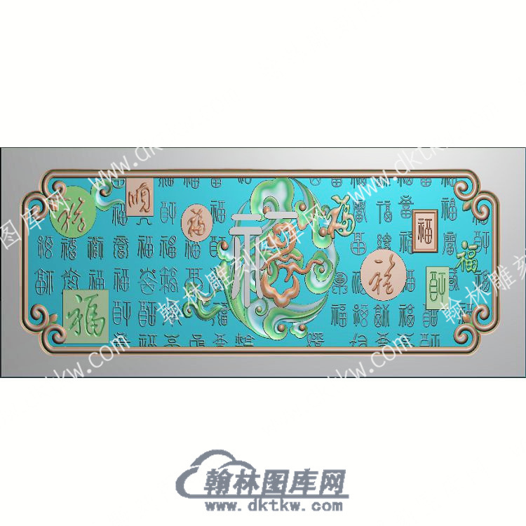 中式蝙蝠百福精雕图（ZSDW-048）.jpg