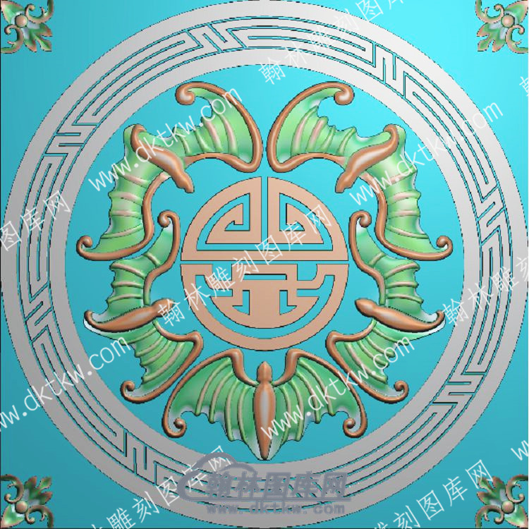 中式蝙蝠精雕图（ZSDW-029）.jpg
