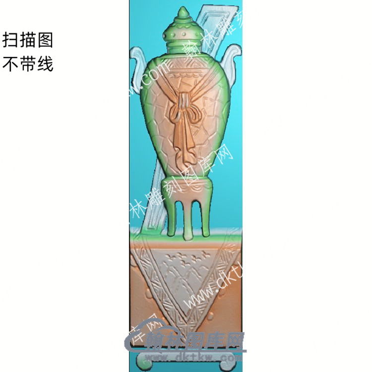 中式博古瓶扫描图（ZSBG-012）.jpg