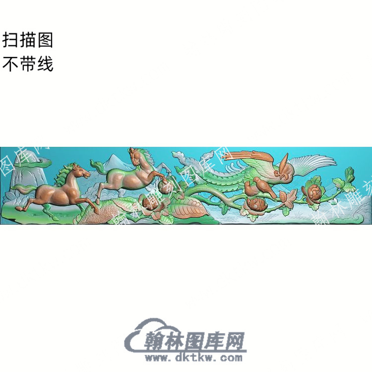 中式凤凰马花山扫描图（ZSDW-050）.jpg