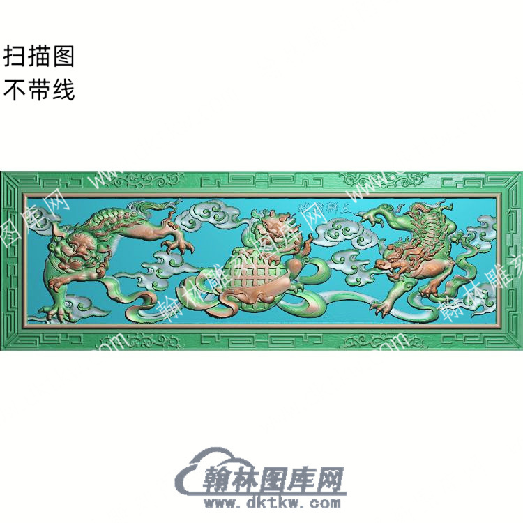 中式三狮戏球精雕图（ZSDW-079）.jpg