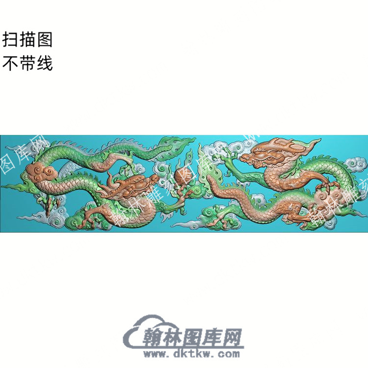中式双龙戏珠精雕图（ZSDW-124）.jpg