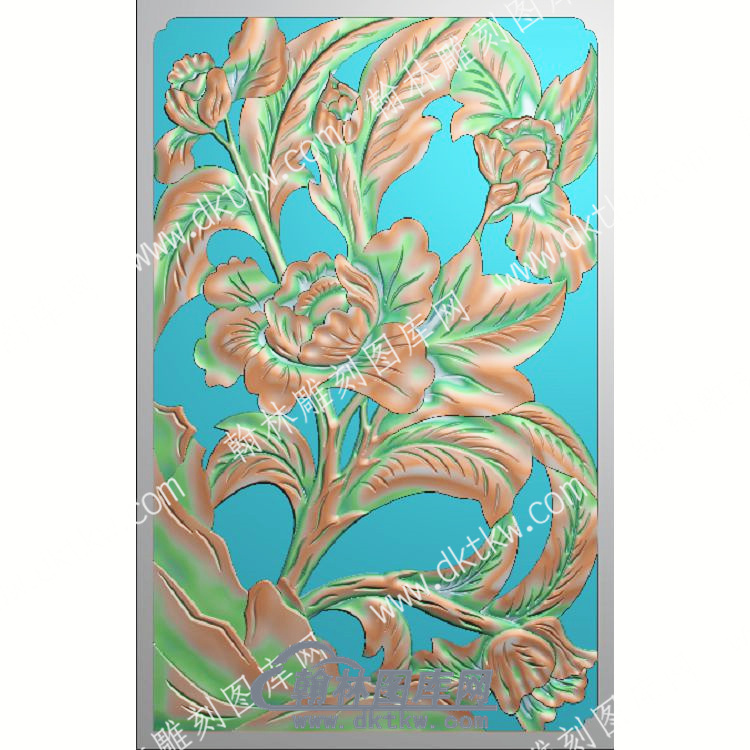 中式花精雕图（ZSZW-126）.jpg