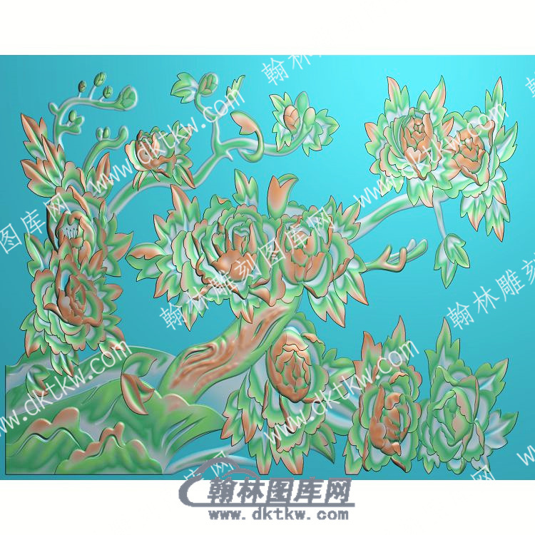 中式花精雕图（ZSZW-127）.jpg