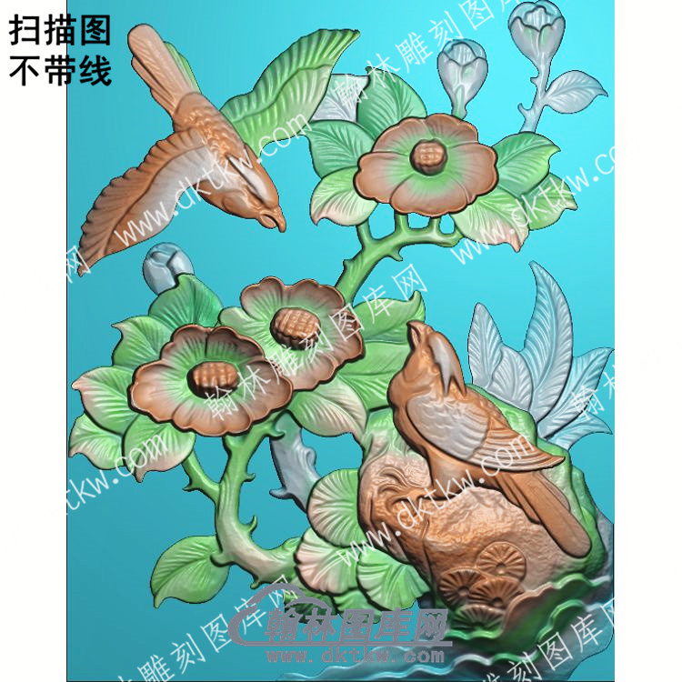 中式花鸟扫描图（ZSDW-306）.jpg