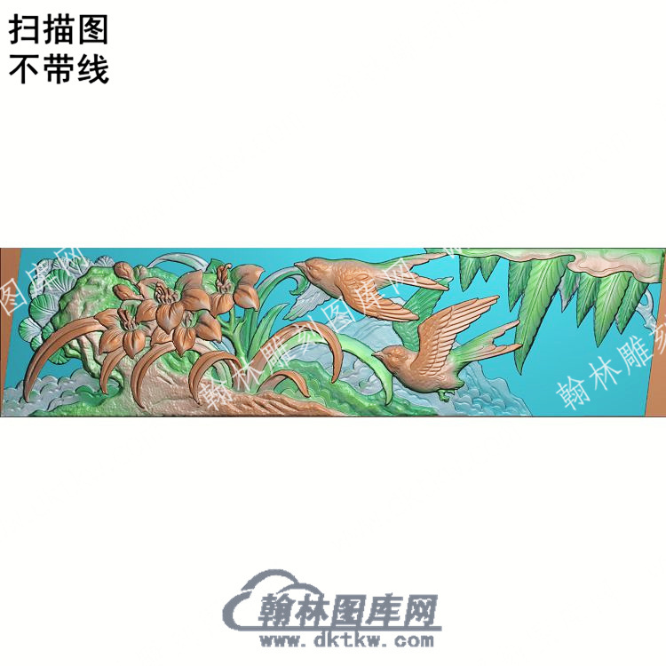 中式鸟花扫描图（ZSDW-233）.jpg