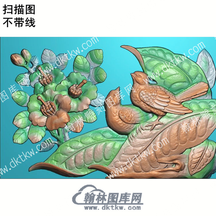 中式鸟花扫描图（ZSDW-267）.jpg