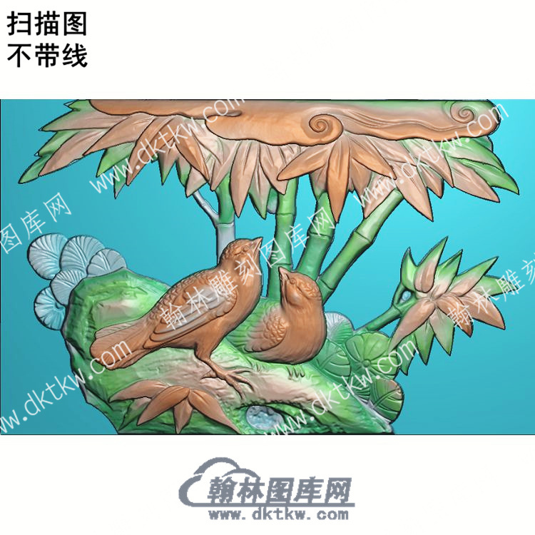 中式鸟竹子扫描图（ZSDW-265）.jpg
