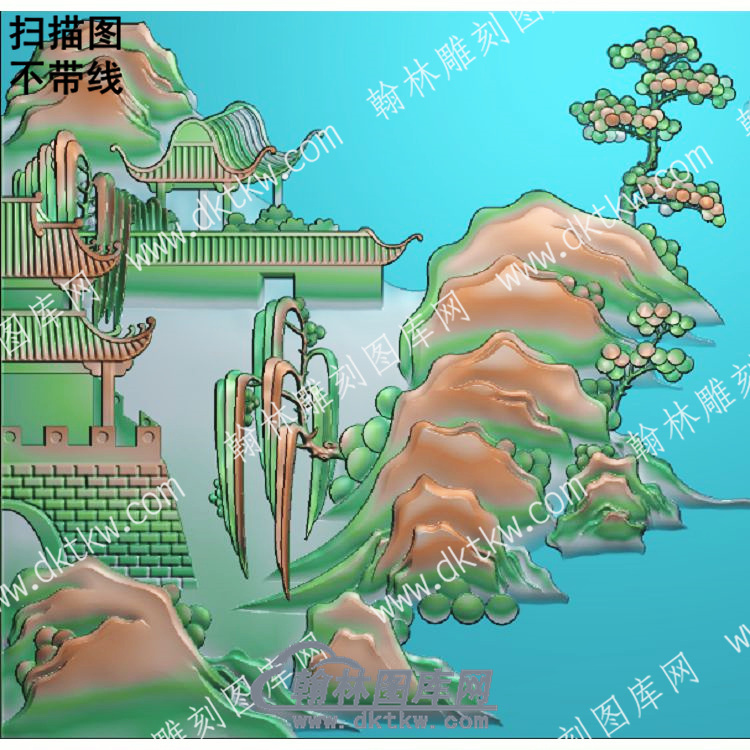 中式庭院山水扫描图（ZSSS-018）.jpg