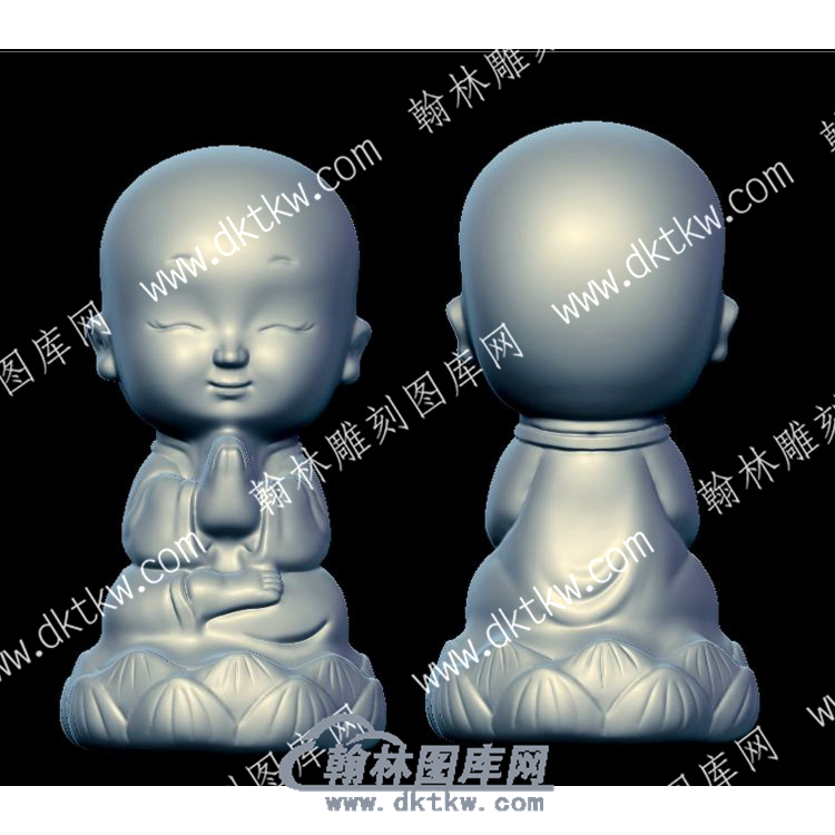 双手合十莲花座茶宠立体圆雕图（YDCC-007）.jpg