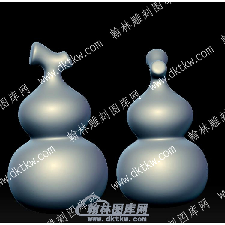 葫芦立体圆雕图（YDHL-011）.jpg