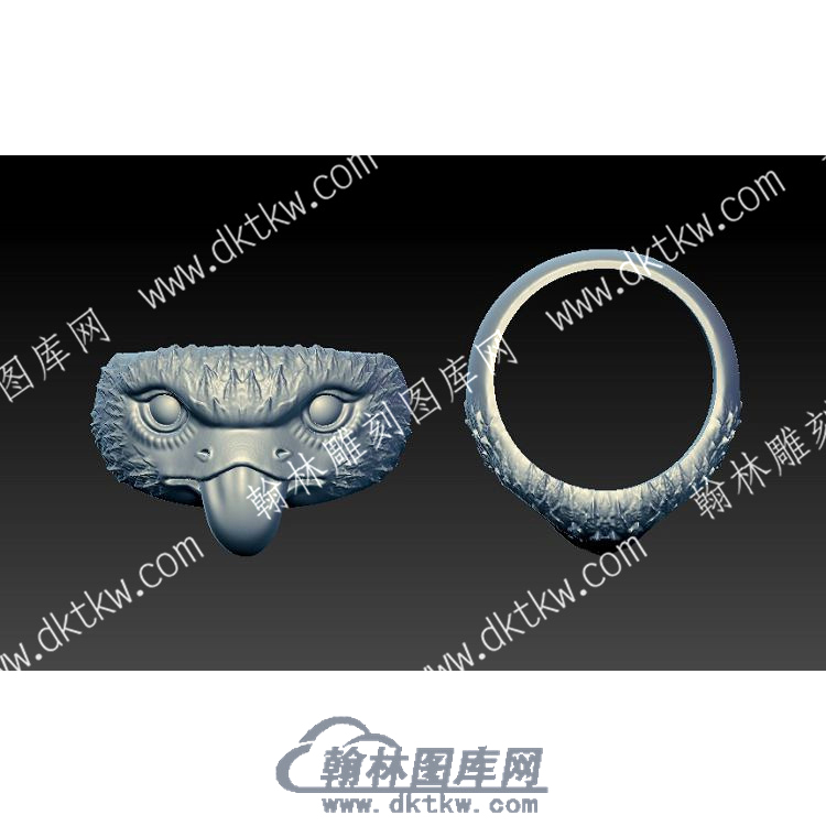 老鹰鹰头戒指立体圆雕图（YDJZ-014）.jpg