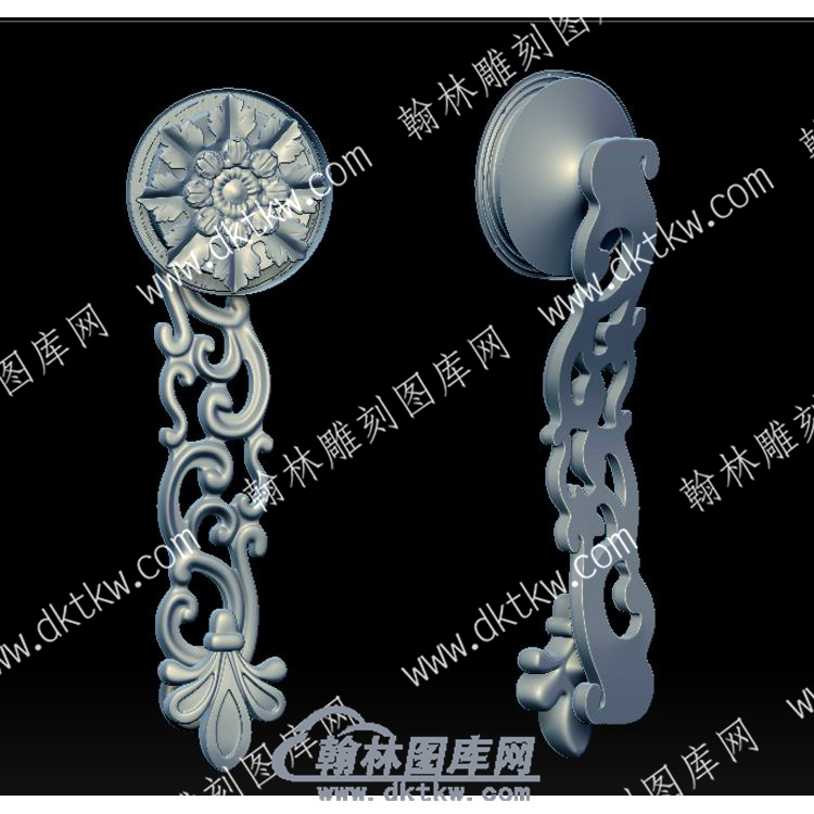向日葵如意立体圆雕扫描图（YDRY-014）.jpg