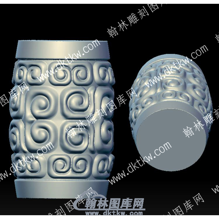 回纹桶珠立体圆雕图（YDZZ-028）.jpg