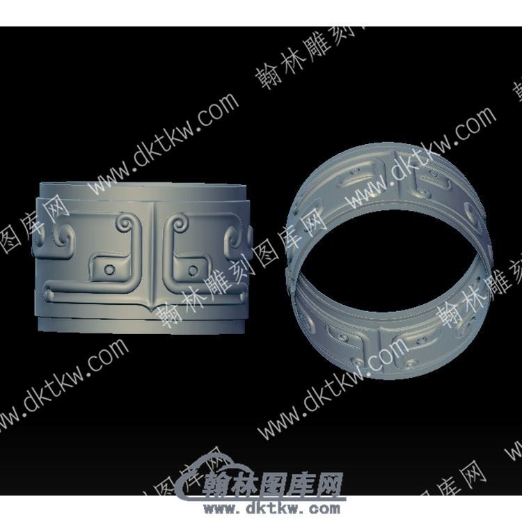 饕鬄兽面戒指立体圆雕图（YDJZ-042）.jpg