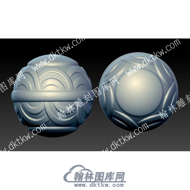 花纹珠立体圆雕图（YDZZ-055）.jpg