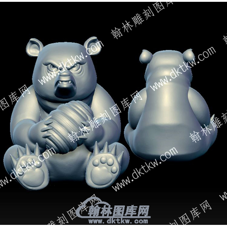 卡通蜂蜜熊立体圆雕图（YDKT-008）.jpg