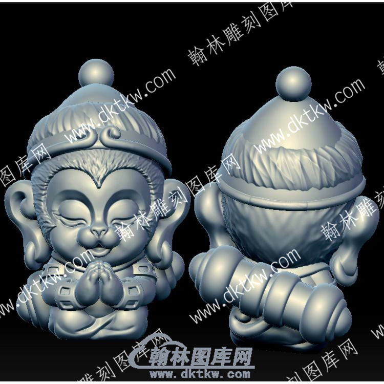 卡通孙悟空立体圆雕图（YDKT-006）.jpg