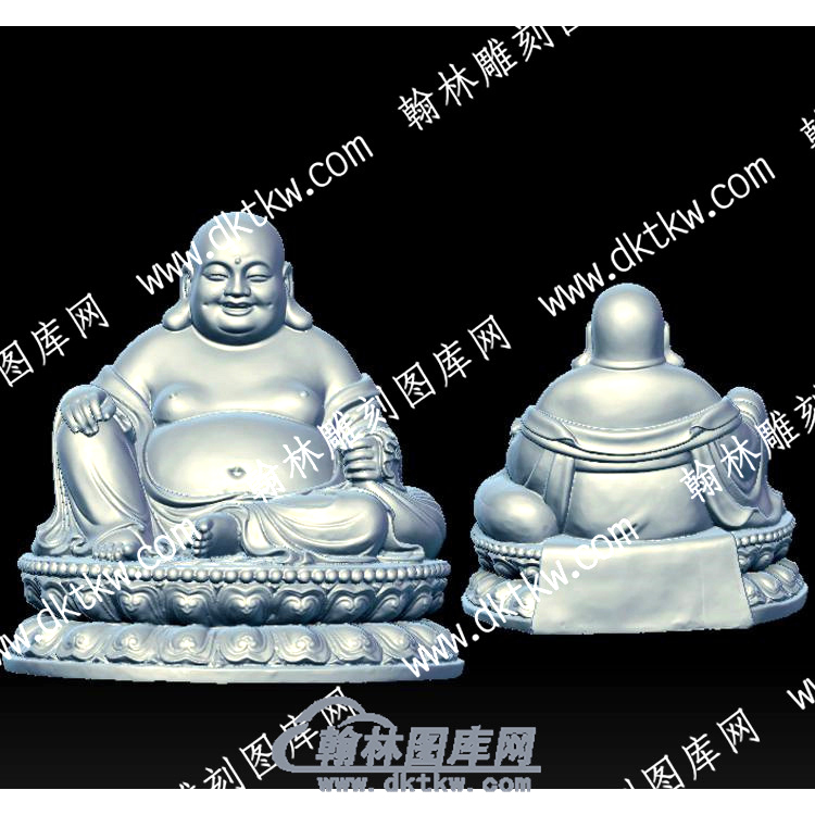 弥勒佛立体圆雕图（YDFX-045）.jpg