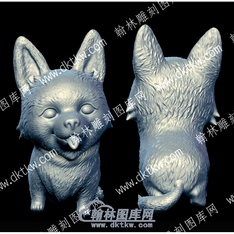狗立体圆雕图（（YDDW-188））.jpg
