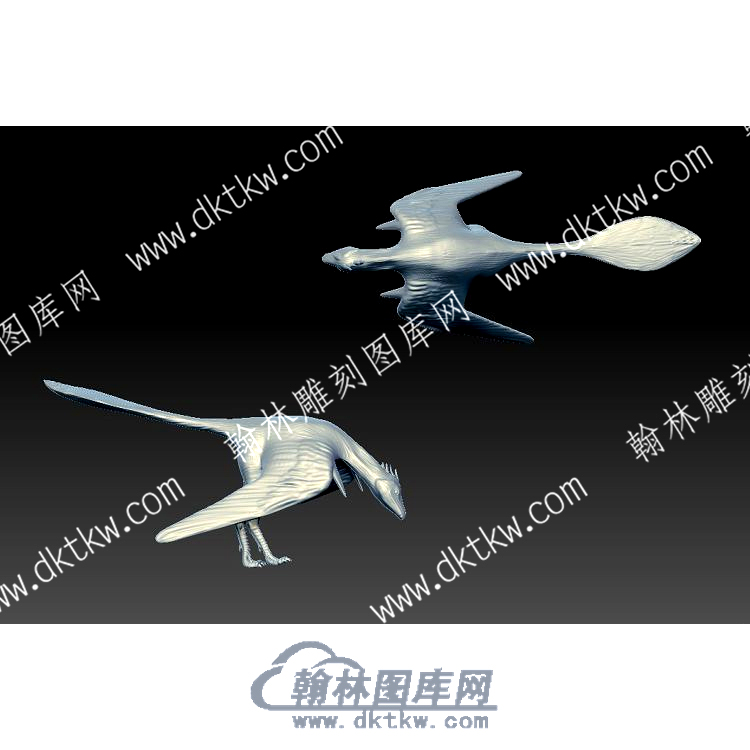翼龙立体圆雕图（YDDW-348）.jpg