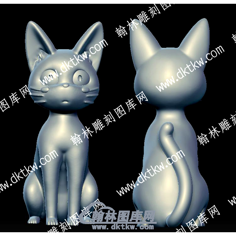 卡通猫立体圆雕图（YDKT-037）.jpg