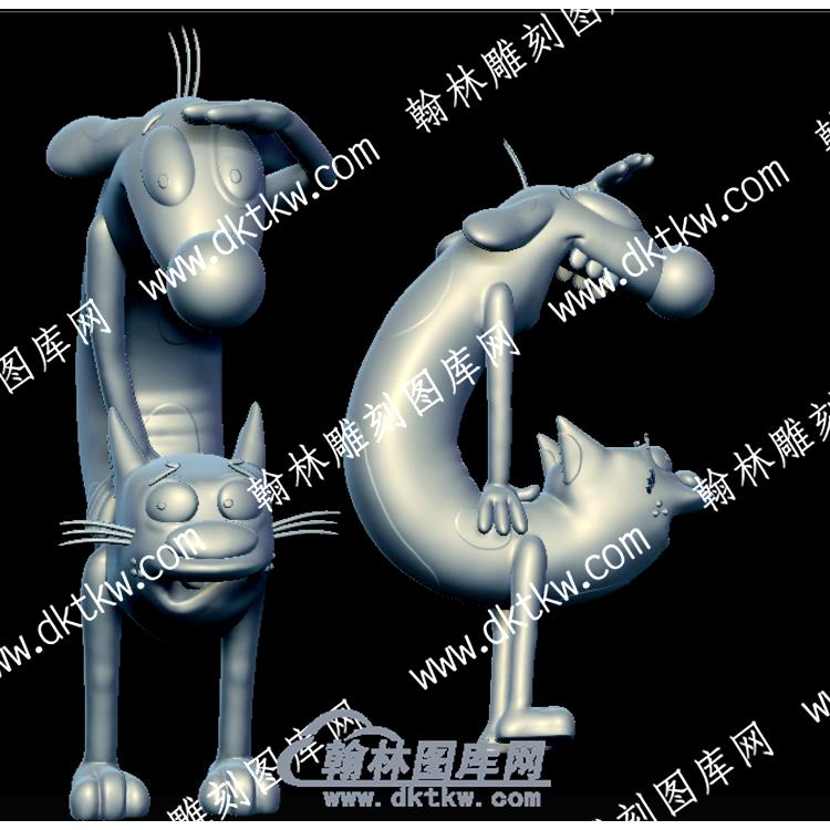 猫立体圆雕图（YDKT-057）.jpg