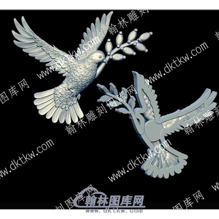 徽章鸟立体圆雕图（YDDW-248）.jpg