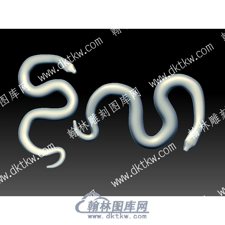 蛇立体圆雕图（YDDW-362）.jpg