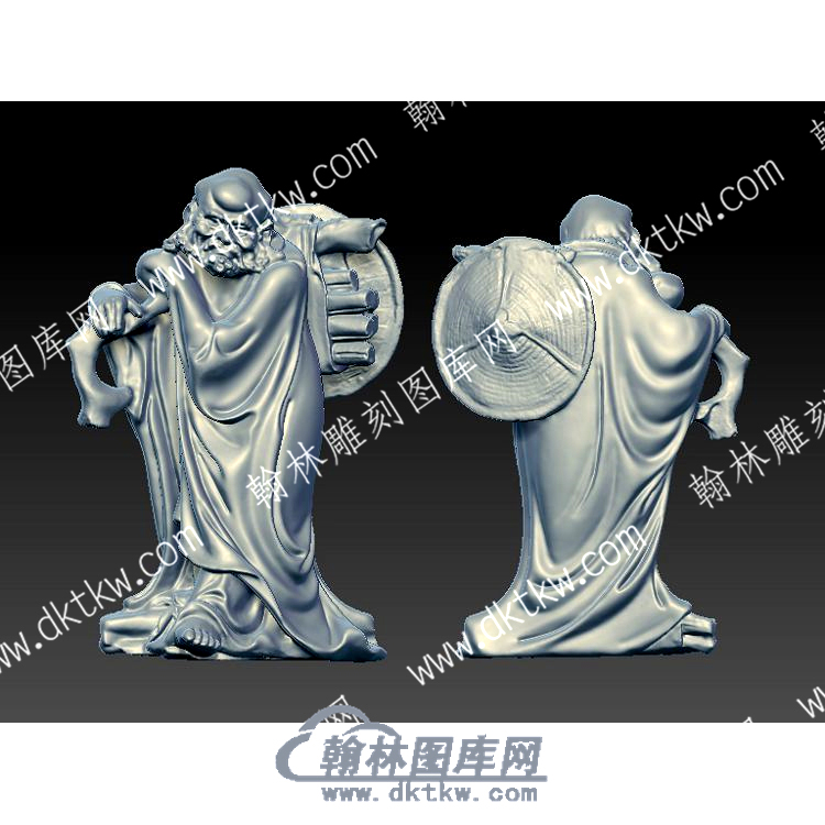 达摩立体圆雕图（YDDM-010）.jpg