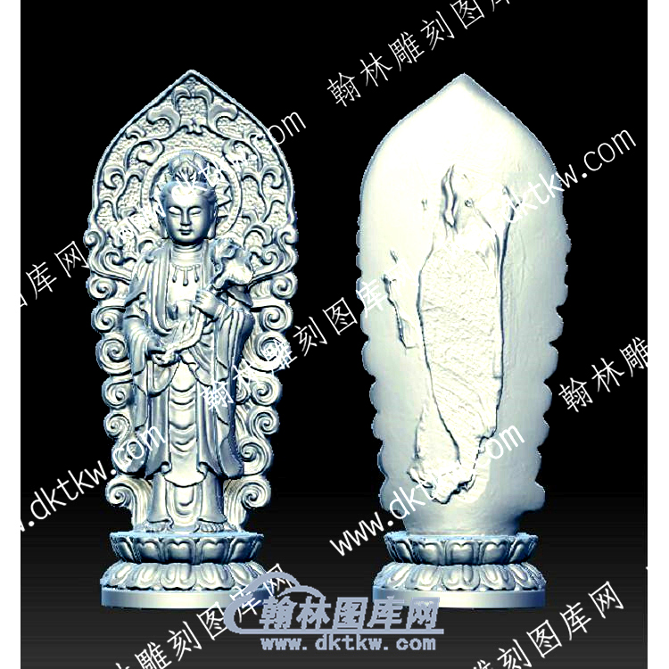 大势至佛像立体圆雕图（YDFX-056）.jpg