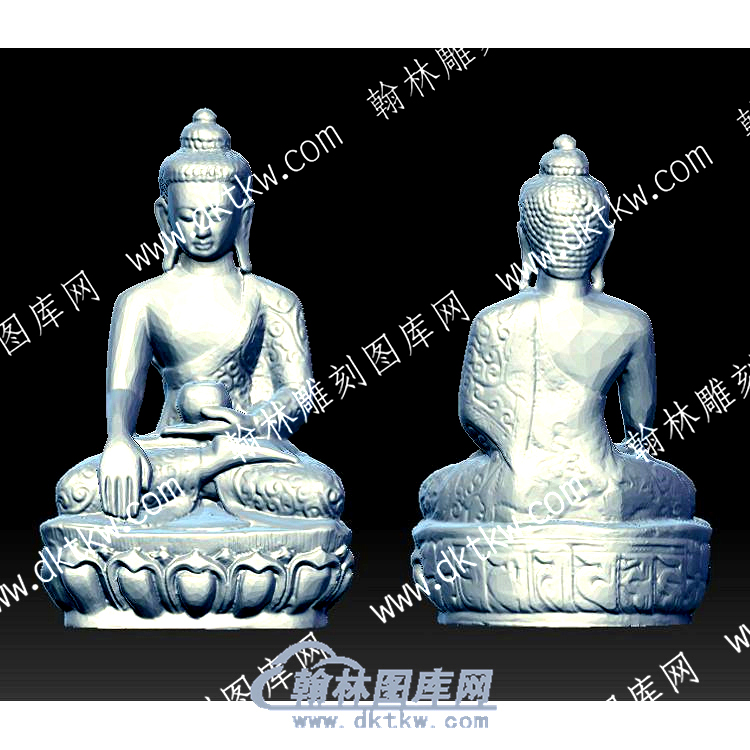 泰国坐佛佛像立体圆雕图（YDFX-075）.jpg