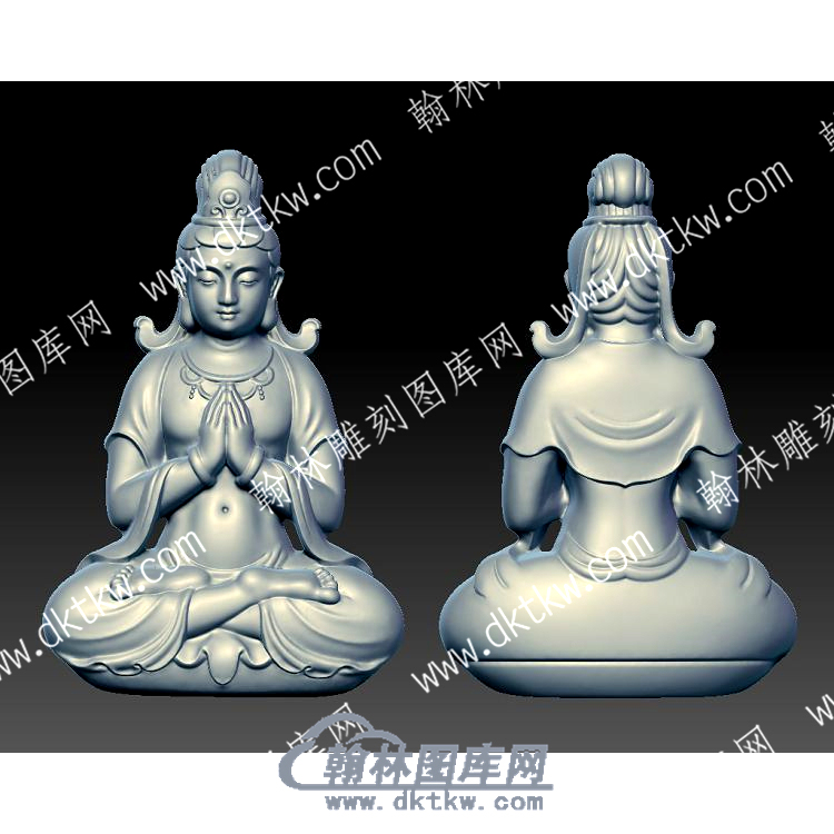 打坐观音立体圆雕图（YDGY-036）.jpg