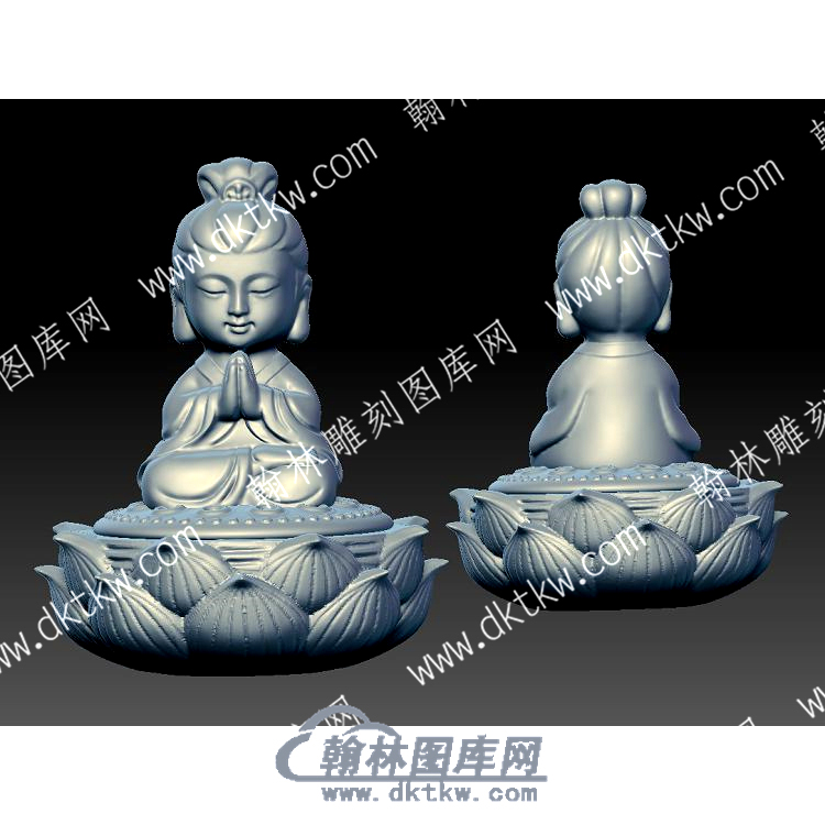 莲花座观音立体圆雕图（YDGY-041）.jpg