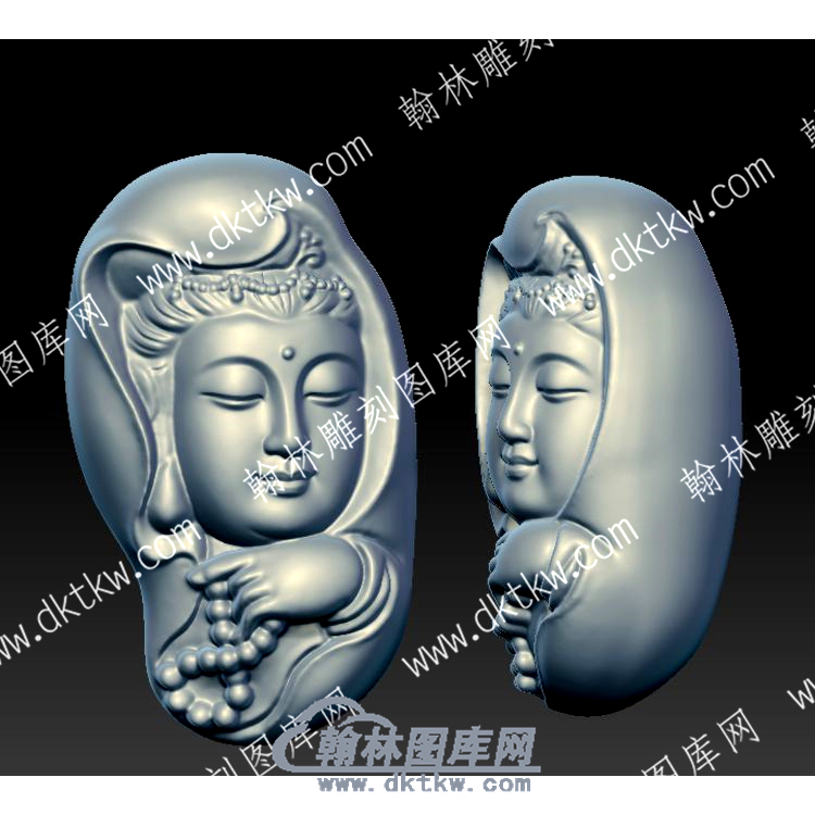 核雕观音珠串立体圆雕图（HDGY-006）.jpg