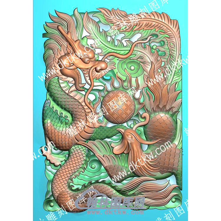 中式龙凤精雕图（ZSLF-005）.jpg