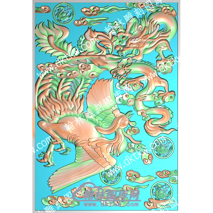中式祥云龙凤精雕图（ZSLF-043）.jpg