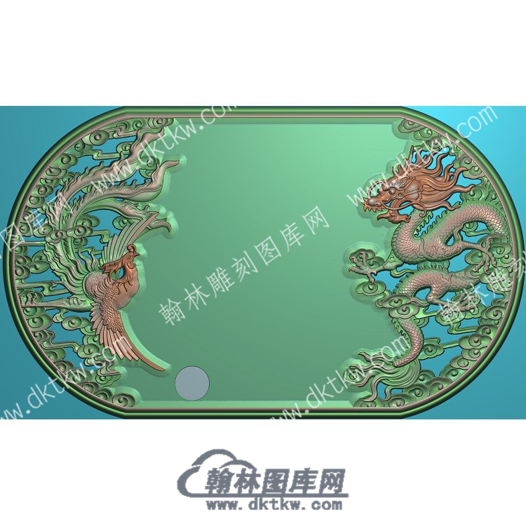 祥云龙凤茶盘精雕图（HYCP-045）.jpg