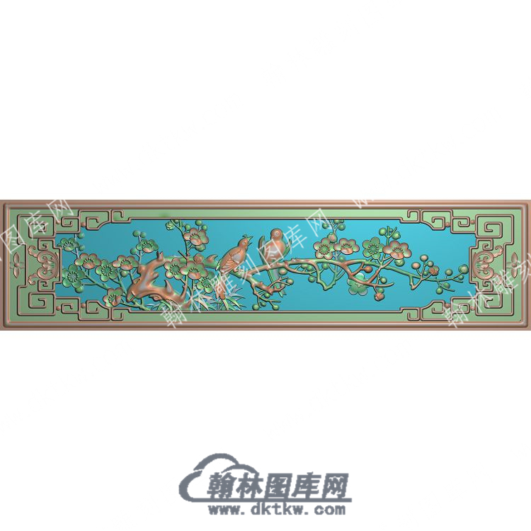 中式梅花鸟精雕图（ZSZW-573）.jpg